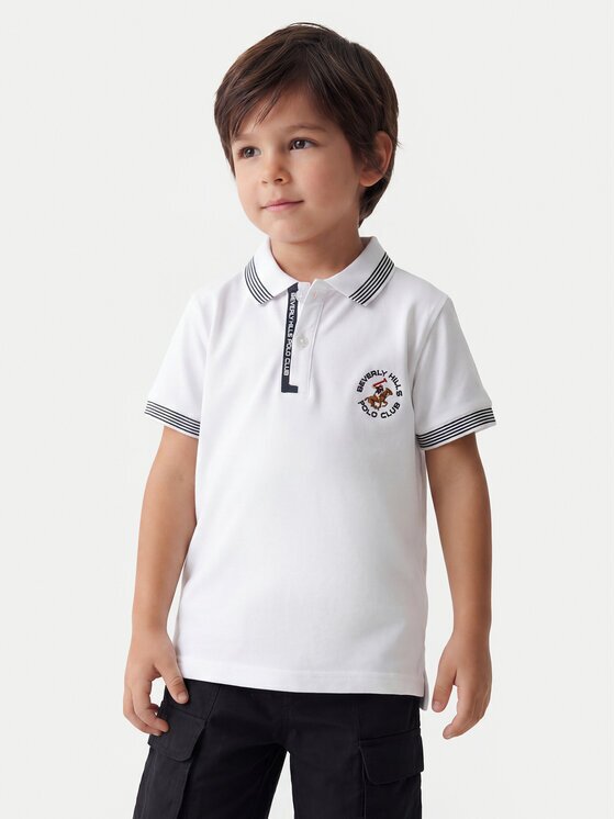 Beverly Hills Polo Club Тениска с яка и копчета P-SS26B-P424108 Regular Fit