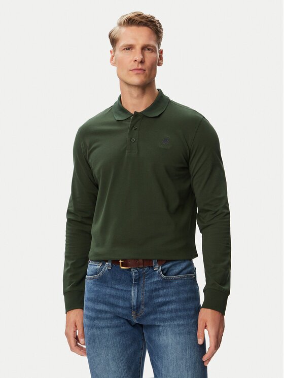 Beverly Hills Polo Club Тениска с яка и копчета P-SS26M-P424125 Regular Fit