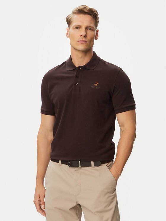 Beverly Hills Polo Club Тениска с яка и копчета P-SS26M-P4501247 Regular Fit