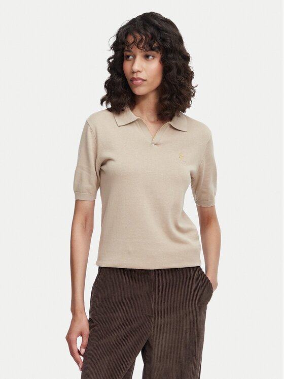 Beverly Hills Polo Club Тениска с яка и копчета P-SS26W-M550273 Regular Fit