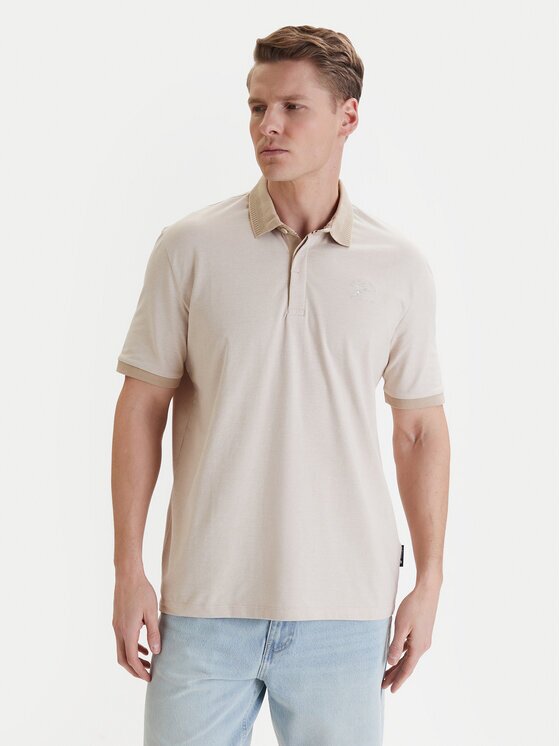 Beverly Hills Polo Club Тениска с яка и копчета W126-BHMPO-1028-39M Regular Fit