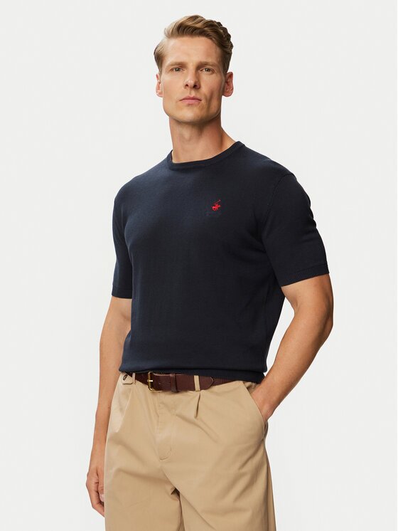 Beverly Hills Polo Club Тишърт P-SS26M-M436344NVY Regular Fit