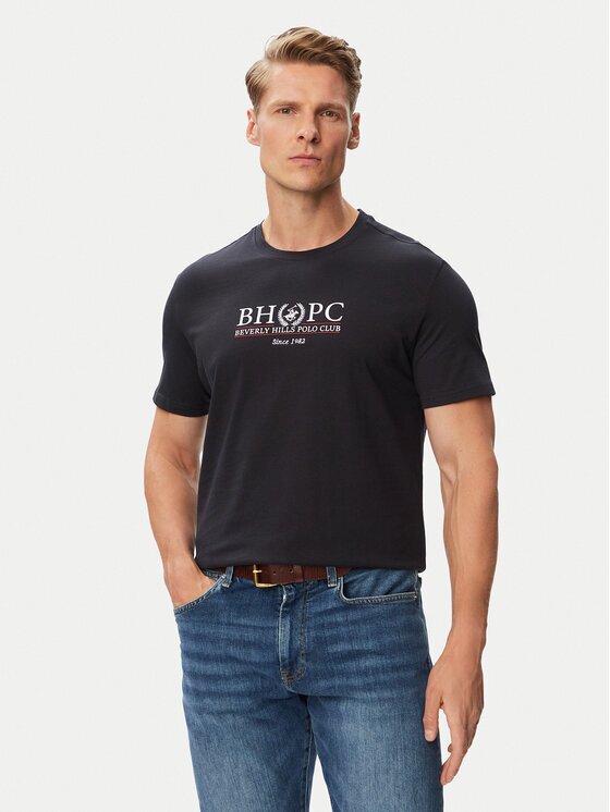 Beverly Hills Polo Club Тишърт P-SS26M-TS2450043NVY Regular Fit