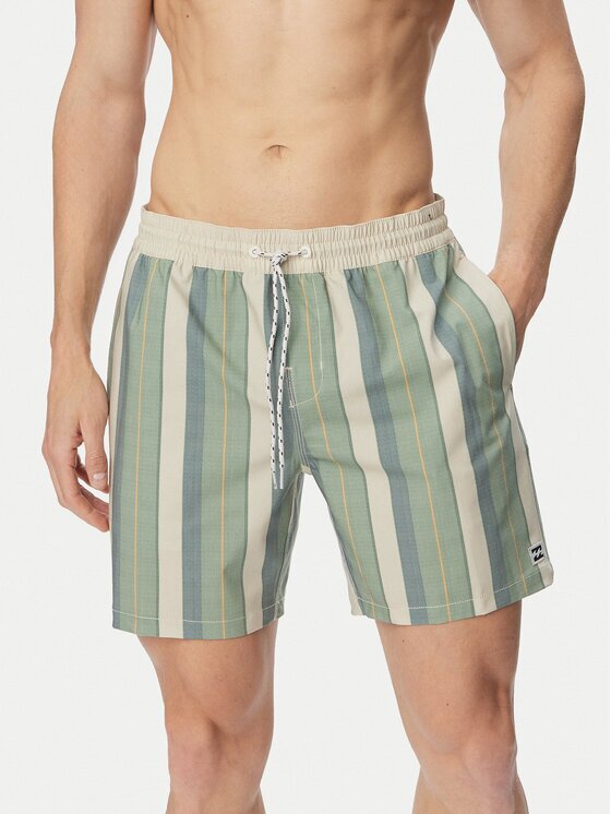 Billabong Плувни шорти Sundays 17 EBYJV00146 Зелен Regular Fit