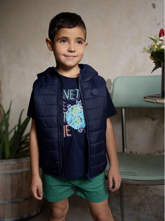 Birba Trybeyond Елек 999 68299 00 Син Regular Fit