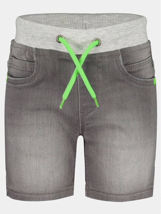 Blue Seven Дънкови шорти 840077 X Сив Regular Fit
