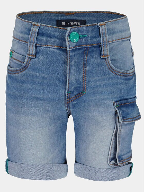 Blue Seven Дънкови шорти 840078 X Син Regular Fit