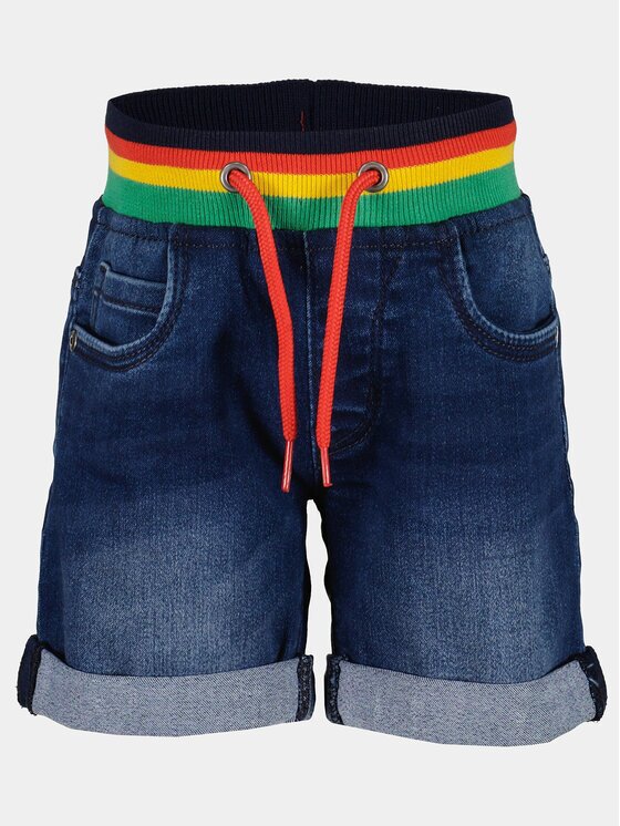 Blue Seven Дънкови шорти 942527 X Тъмносин Regular Fit