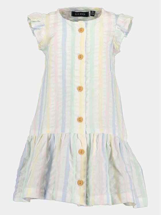 Blue Seven Лятна рокля 919047 X Цветен Regular Fit