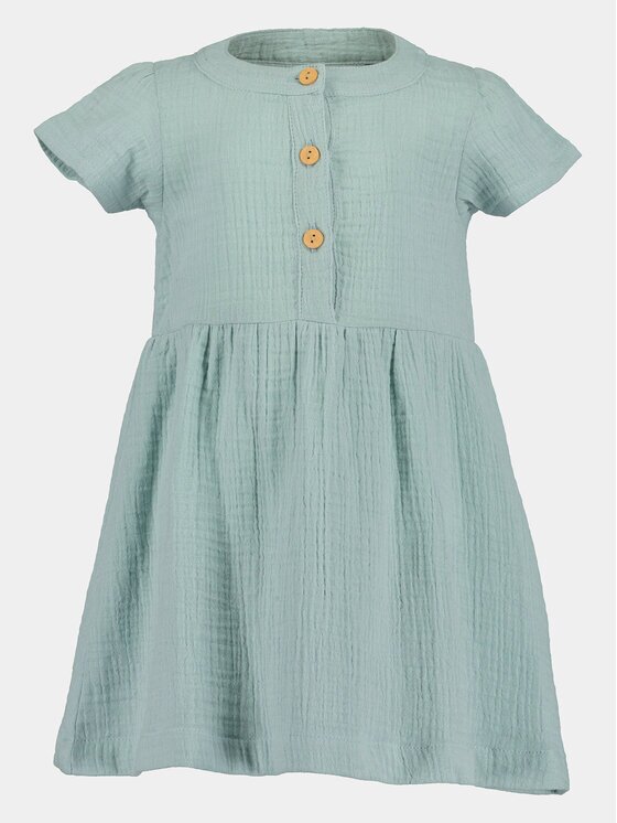 Blue Seven Лятна рокля 919052 X Зелен Regular Fit