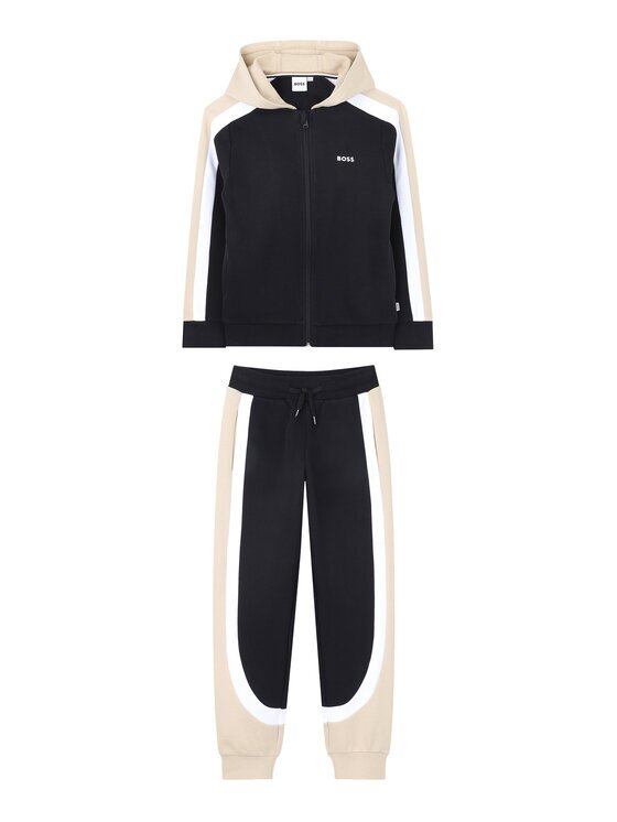 BOSS Анцуг J53004 D Черен Regular Fit