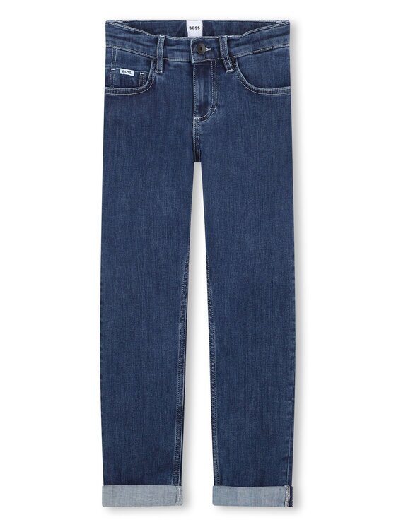 BOSS Дънки J51984 D Син Slim Fit