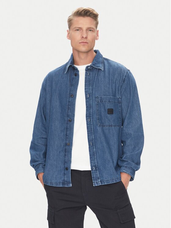 BOSS дънкова риза Laredo 50544660 Regular Fit