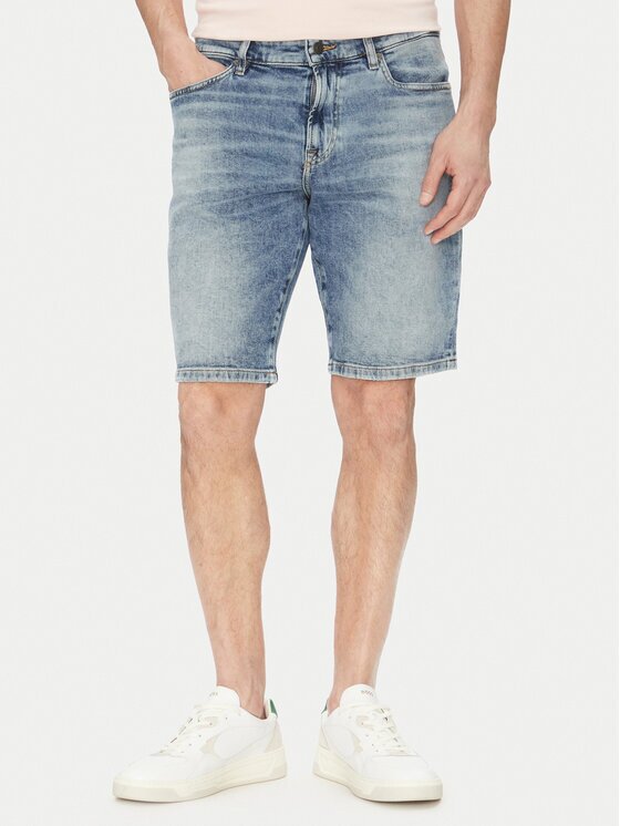 BOSS Дънкови шорти Re.Maine 50537816 Regular Fit