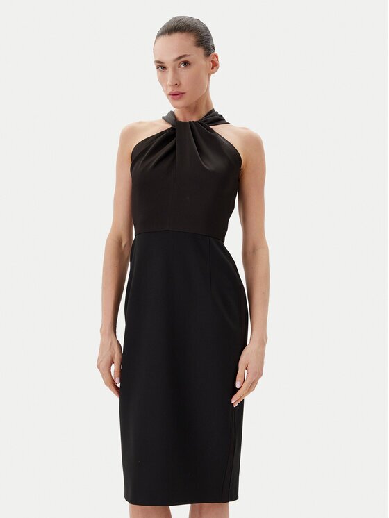 BOSS Коктейлна рокля Datinar 50538291 Slim Fit
