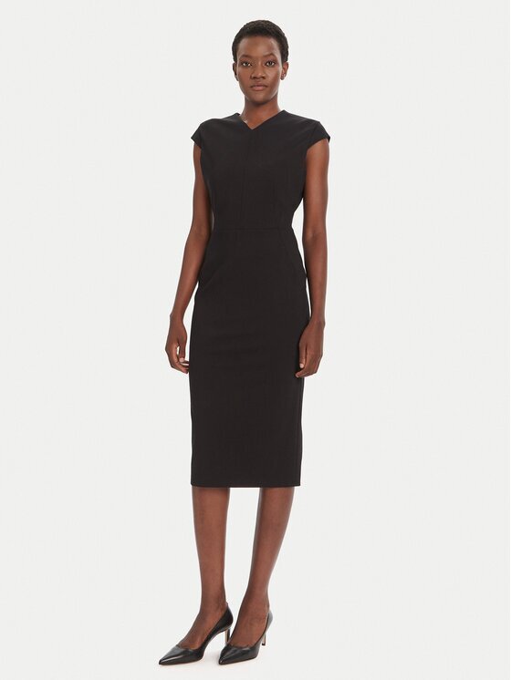 BOSS Коктейлна рокля Dulisa 50541987 Slim Fit