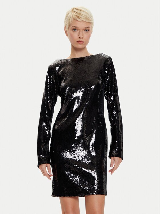 BOSS Коктейлна рокля Emaxa 50526990 Relaxed Fit