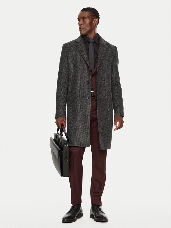 BOSS Преходно палто H-Hyde 50528132 Slim Fit