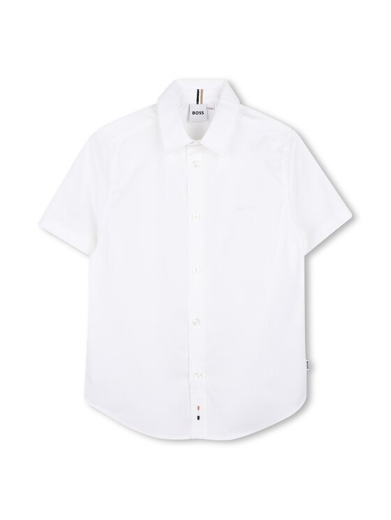 BOSS Риза J53160 D Бял Regular Fit
