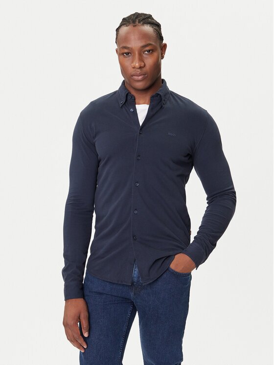 BOSS Риза Myjersey 50543089 Slim Fit