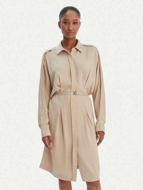 BOSS Рокля тип риза Dolala 50552373 Relaxed Fit