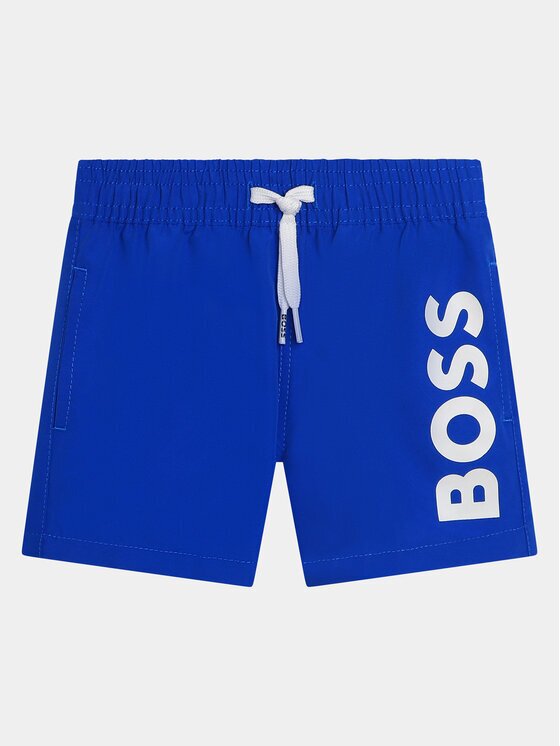 BOSS Спортни шорти J50580 M Син Regular Fit