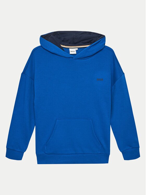 BOSS Суитшърт J50714 D Син Loose Fit