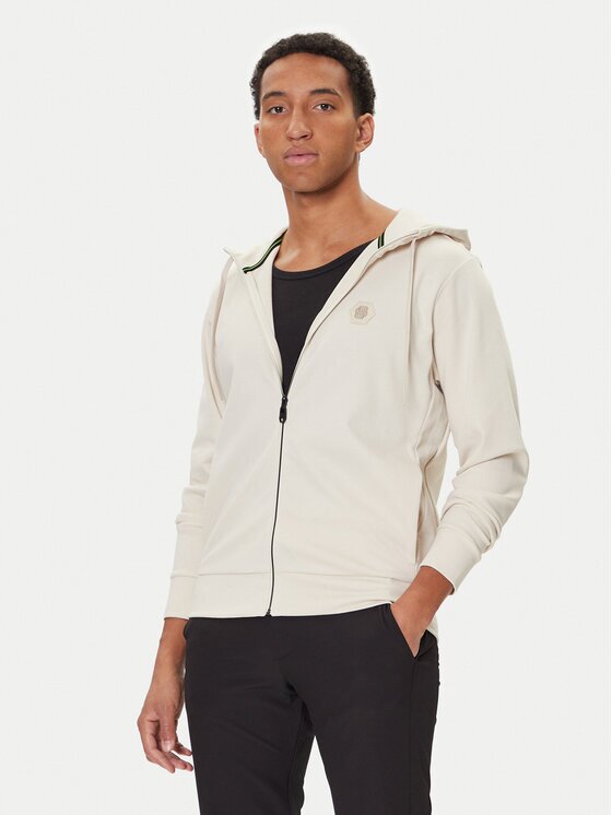 BOSS Суитшърт Saggy Future 50545581 Екрю Relaxed Fit