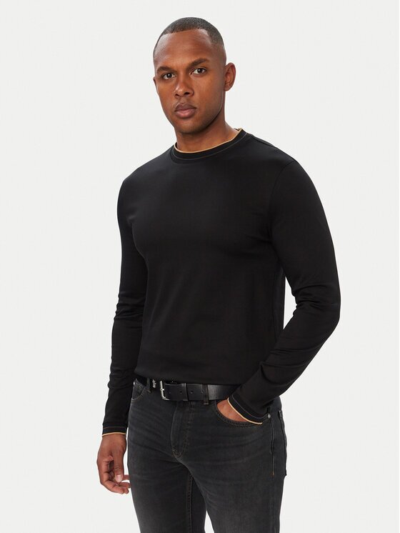 BOSS Тениска с дълъг ръкав H-Tenison 195 50565601 Slim Fit