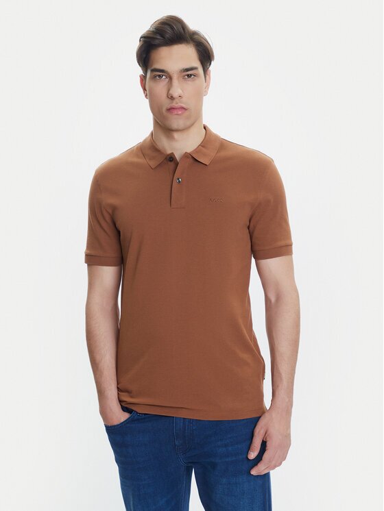 BOSS Тениска с яка и копчета Pallas 50468362 Regular Fit