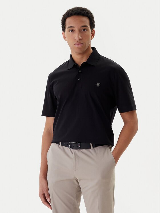 BOSS Тениска с яка и копчета C-Parris 01 50555829 Regular Fit