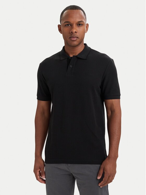 BOSS Тениска с яка и копчета Phoenix 50560227 Regular Fit