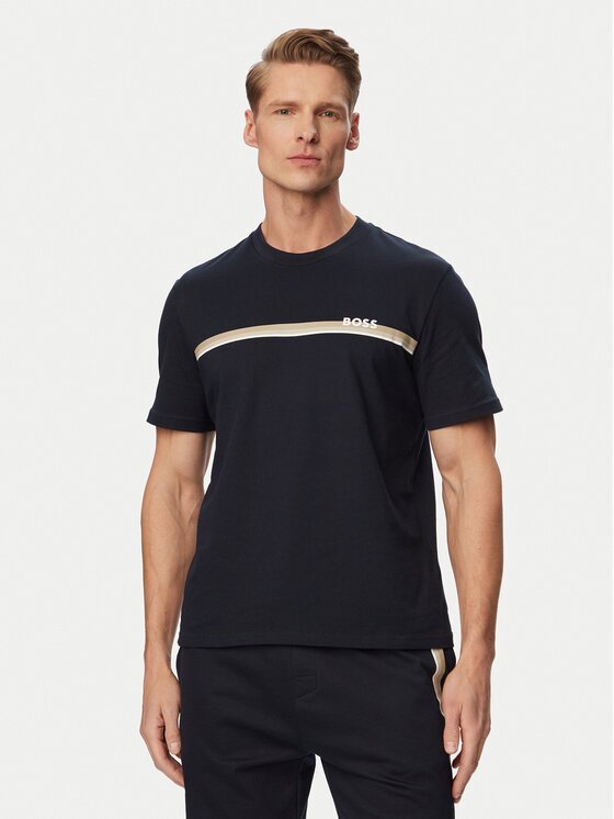 BOSS Тишърт Authentic 50561470 Тъмносин Regular Fit