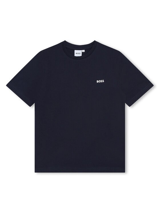 BOSS Тишърт J25P23 S Тъмносин Regular Fit