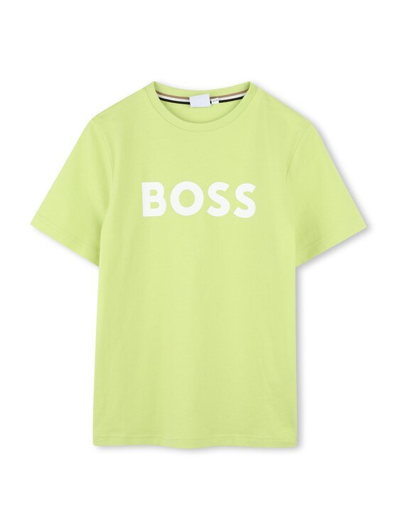 BOSS Тишърт J52030 D Зелен Regular Fit