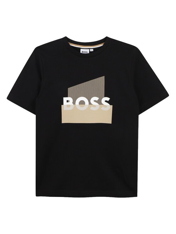 BOSS Тишърт J52978 D Черен Regular Fit