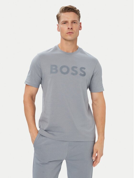 BOSS Тишърт Structure Logo 50566883 Regular Fit