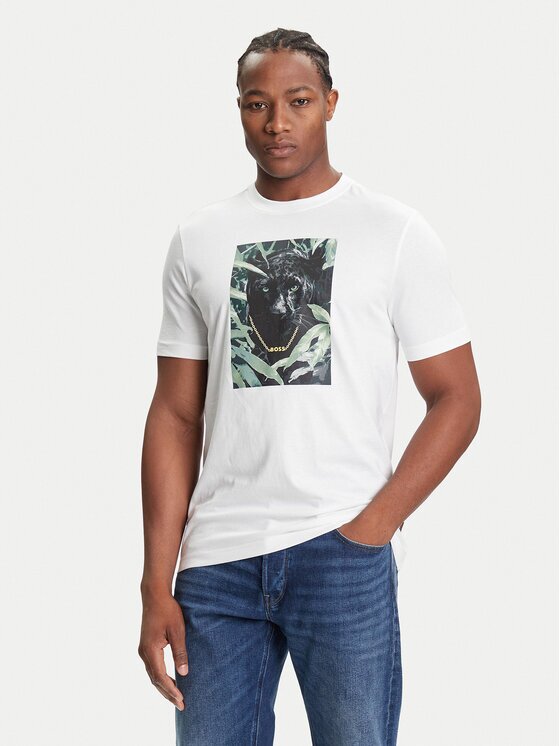 BOSS Тишърт Te_Animali 50546362 Regular Fit
