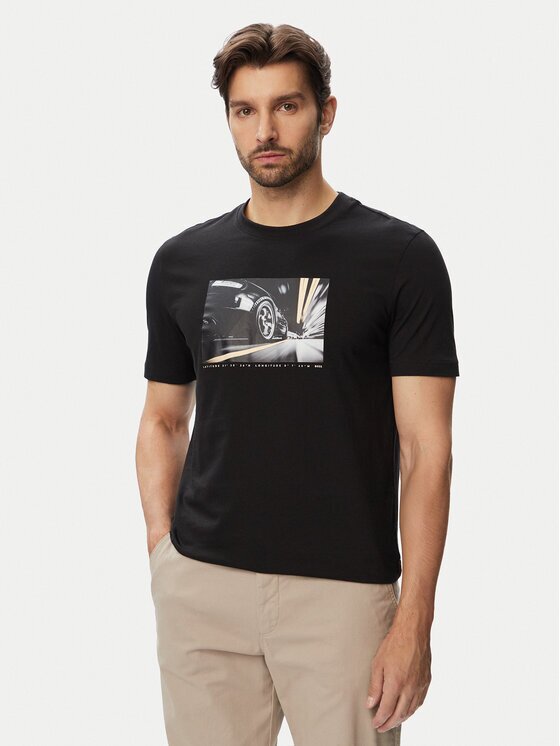 BOSS Тишърт Te Motors 50566627 Regular Fit