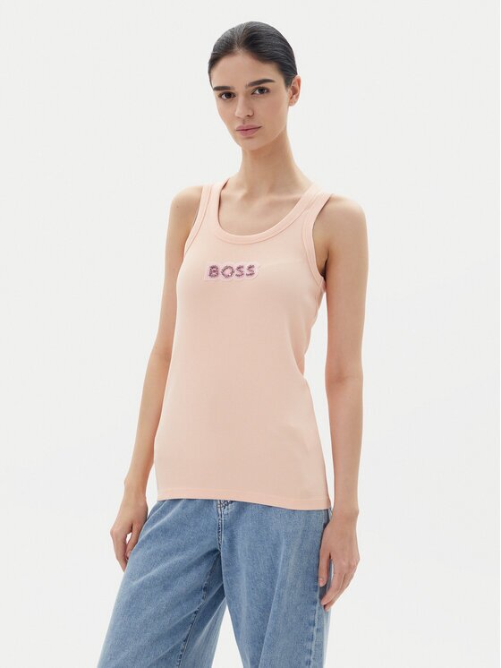 BOSS топ C-Ematite 50536985 Светлосиньо Slim Fit