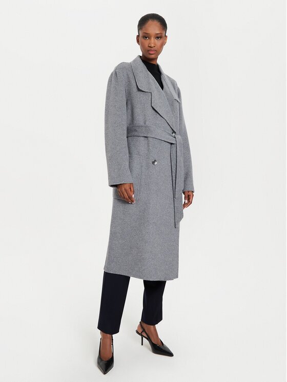 BOSS Вълнено палто Clibari 50521160 Regular Fit