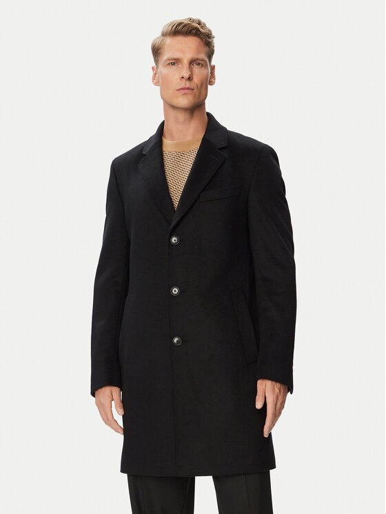 BOSS Вълнено палто H-Hyde-264 50571557 Slim Fit