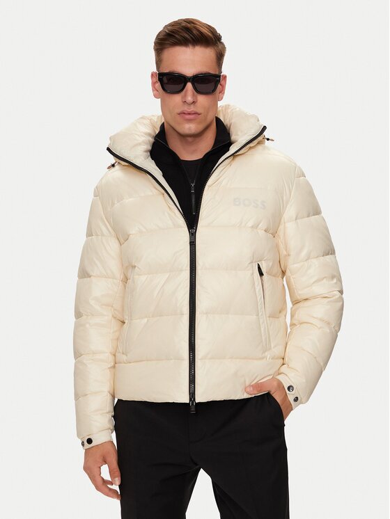 BOSS Зимно яке H-Calando1 50520200 Екрю Regular Fit