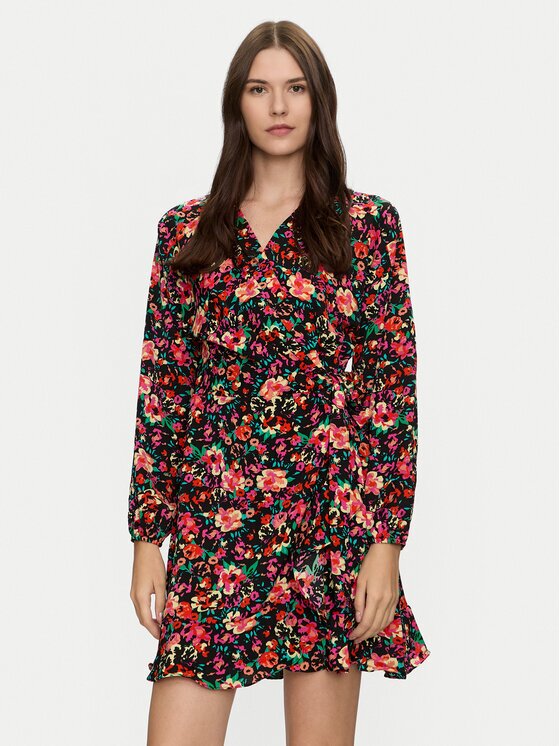 Brave Soul Ежедневна рокля LDRW-272AMBER Черен Regular Fit