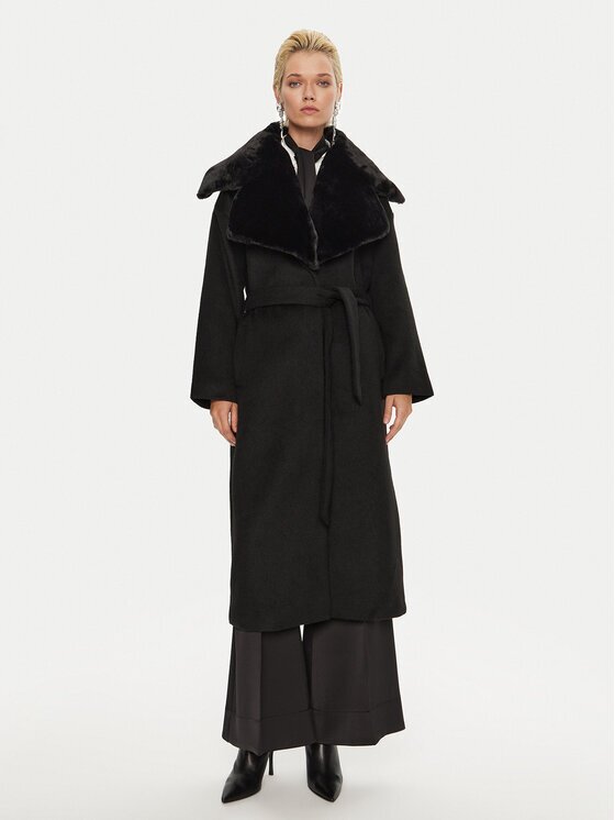 Bruuns Bazaar Вълнено палто Furra BBW4109 Loose Fit
