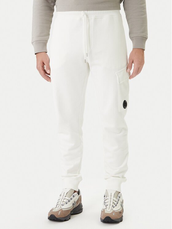 C.P. Company Долнище анцуг 20CMSP067A110044G Екрю Regular Fit