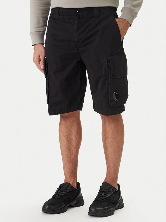 C.P. Company Шорти от плат 20CMBE245A110340O Черен Regular Fit