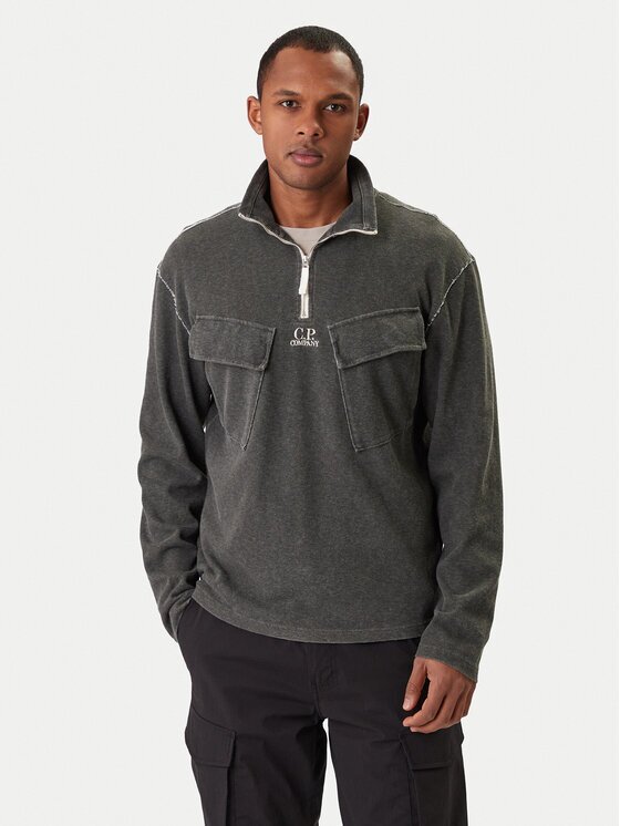 C.P. Company Суитшърт 20CMSS197A110644P Сив Regular Fit