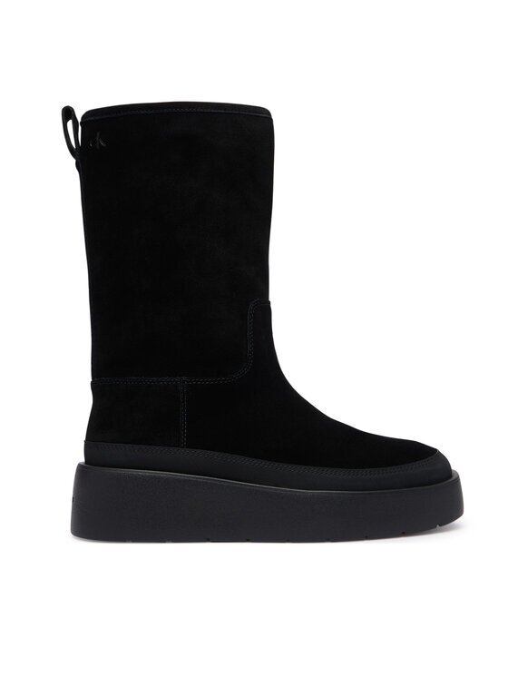 CALVIN KLEIN Апрески Flatform Mid Boot Suede Wl HW0HW03181