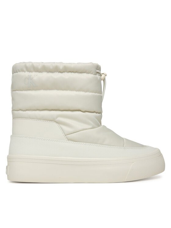 CALVIN KLEIN Апрески Vulc Flatf Snowboot Nylon Mix Mg YW0YW01977 Бял